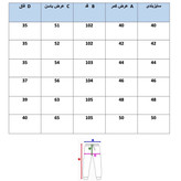 شلوار مردانه مدل کارگو دمپا بند دار خاکی جدول سایز