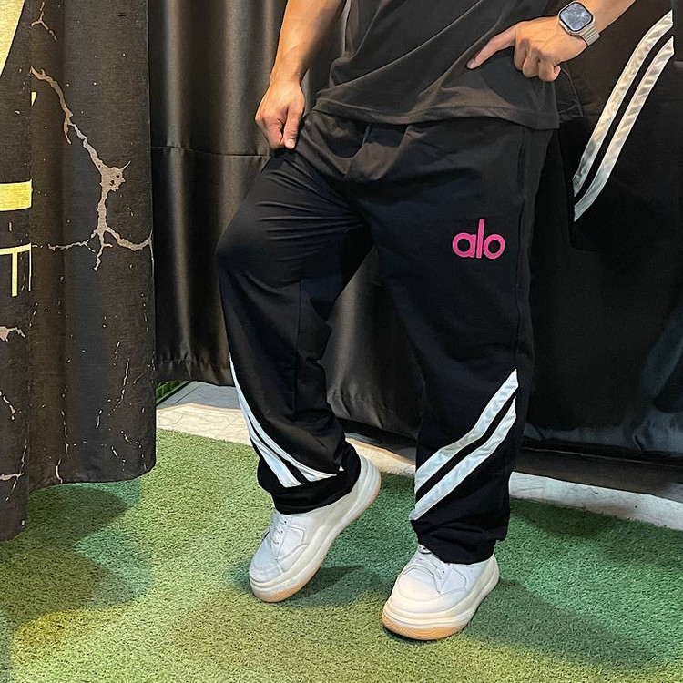 شلوار مردانه مدل بگ مشکی | الو نمای چپ