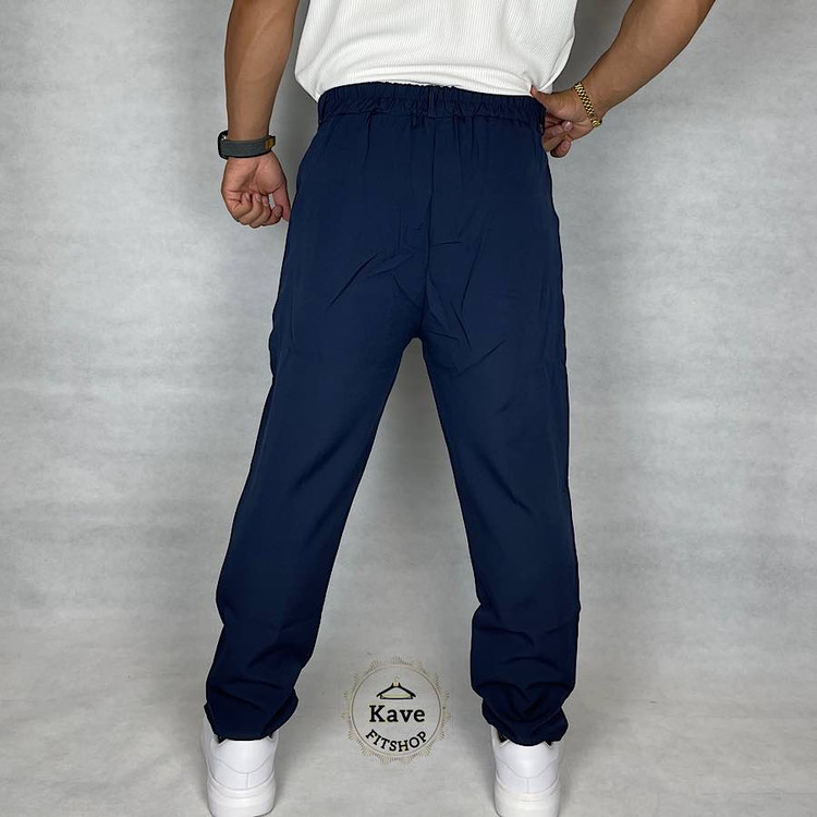 شلوار مردانه مدل کمر انگلیسی کلاسیک نمای پشت