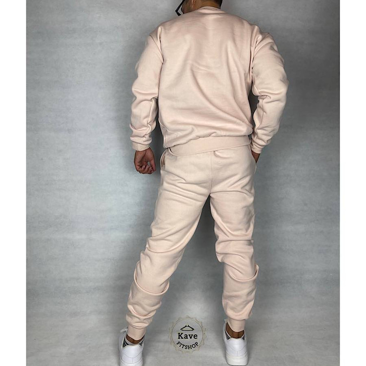 ست مردانه دورس شلوار مدل بیسیک جاگر پنکیکی | بالنسیاگا نمای پشت