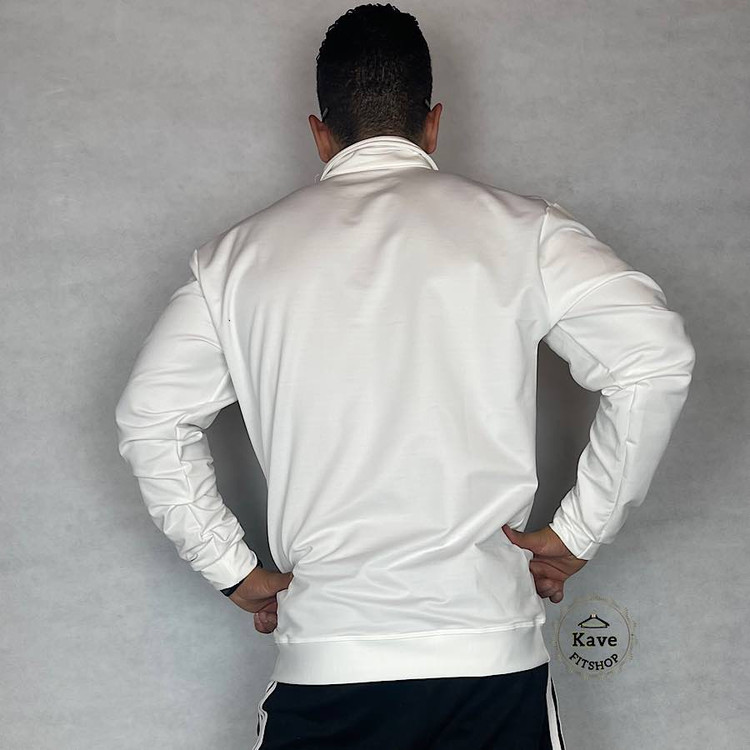 تیشرت مردانه آستین بلند مدل نیم زیپ | منچستر سیتی نمای پشت