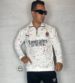 تیشرت مردانه آستین بلند مدل نیم زیپ | آث میلان