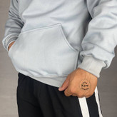 هودی مردانه مدل بیسیک داخل کرکی | طوسی نمای پارچه