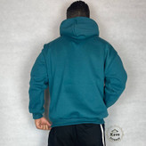 هودی مردانه مدل بیسیک داخل کرکی | سبز نمای پشت