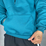 هودی مردانه مدل بیسیک داخل کرکی | سبز نمای پارچه