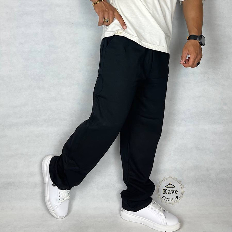 شلوار مردانه مدل جاگر دمپا استوپر دار | بالنسیاگا نمای راست