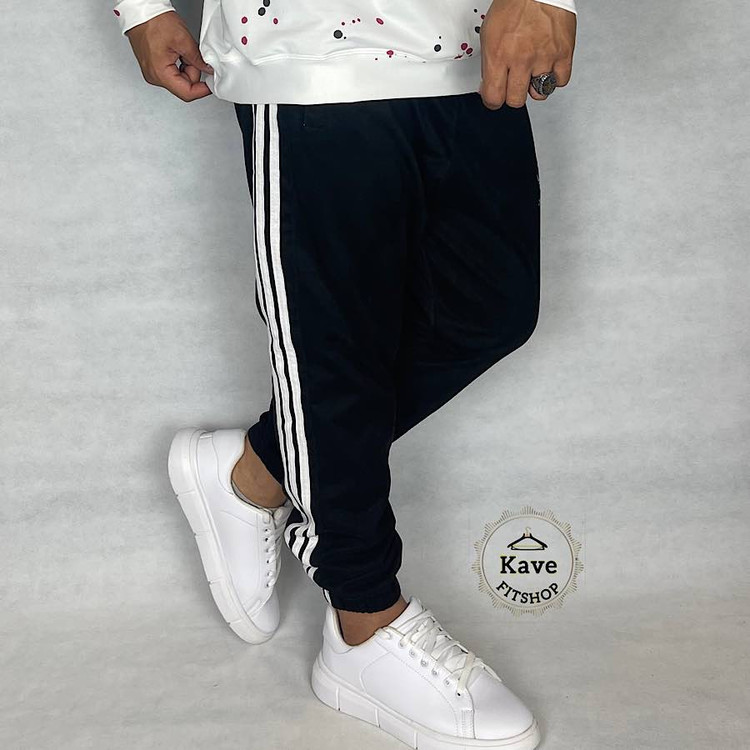 شلوار مردانه مدل اسلش سوییت مخمل | آدیداس نمای راست