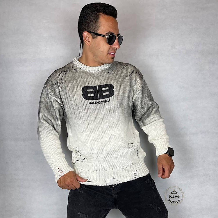 بافت مردانه سفید مدل کاستوم کیفیت مستر نمای جلو