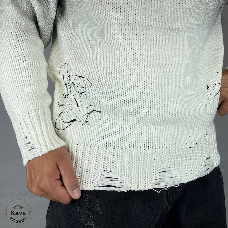 بافت مردانه سفید مدل کاستوم کیفیت مستر نمای دوخت