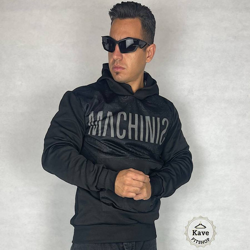 هودی مردانه اسپرت داخل کرکی مشکی | مچینیست