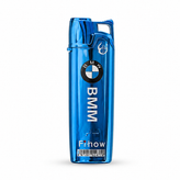 فندک اتمی گازی طرح BMW رنگ آبی با بدنه فلزی، طراحی مدرن و شیک، شعله اتمی قدرتمند و قابل تنظیم، مناسب برای استفاده روزمره و هدیه