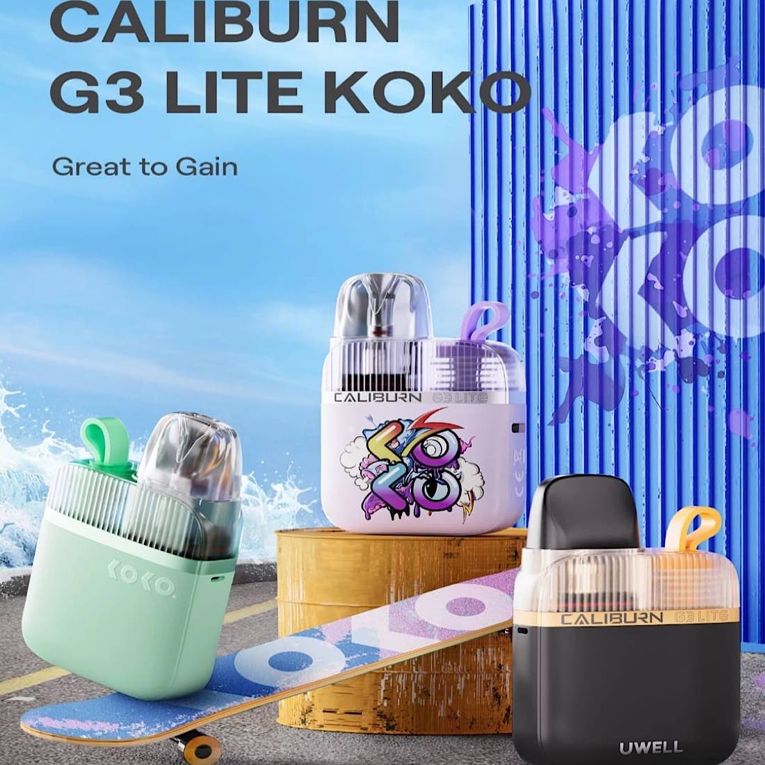 پاد سیستم یوول کالیبرن G3 Lite | Uwell Caliburn G3 Lite Pod System