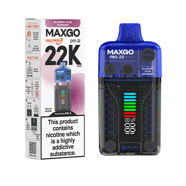 پاد یکبارمصرف قابل پرشدن مکس گو (MAXGO) 22000 پاف